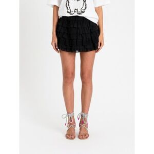Actitude Twinset Women Tiered Cotton Skirt Actitude Twinset